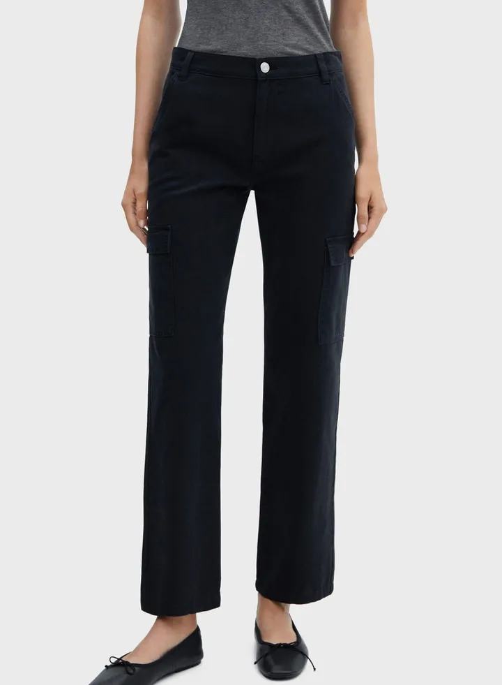 Pocket Detail Jeans