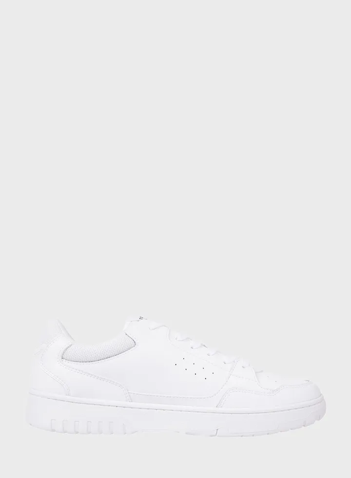 Logo Print Low Top Sneakers