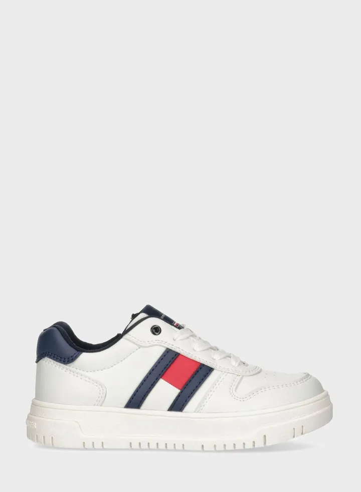 Kids Low Top Lace Up Sneakers