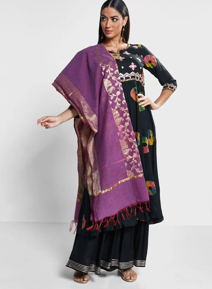 Embroidery Detail Dupatta