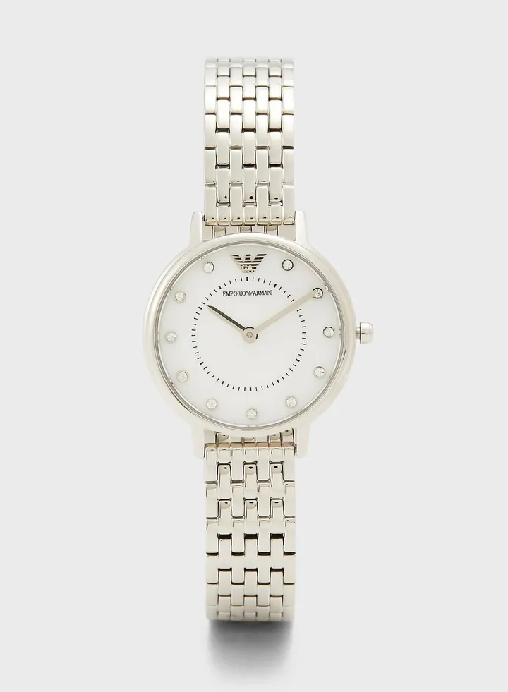 Steel Strap Analog Watch