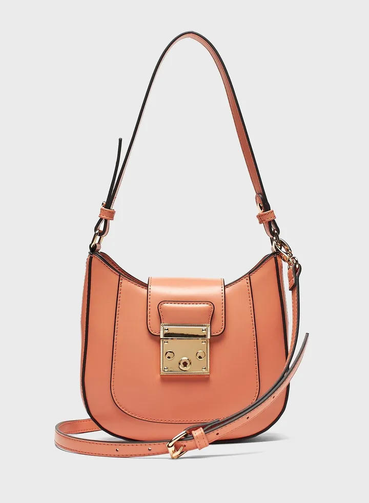 Zip Through Shoulder Bag