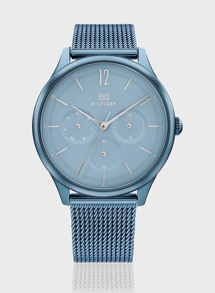 Ionic Plated Blue Steel Analog Watch