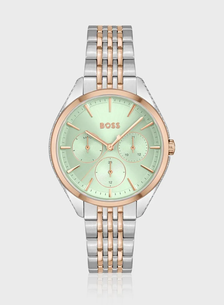 Saya Steel Strap Analog Watch