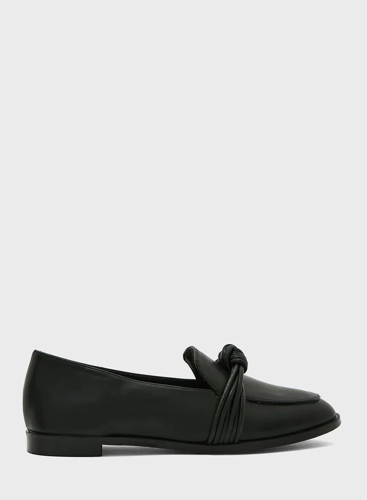 Bow Flat Loafers