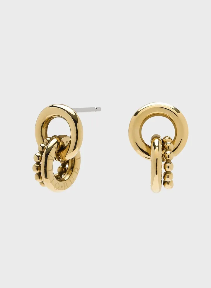 Round Link Earrings