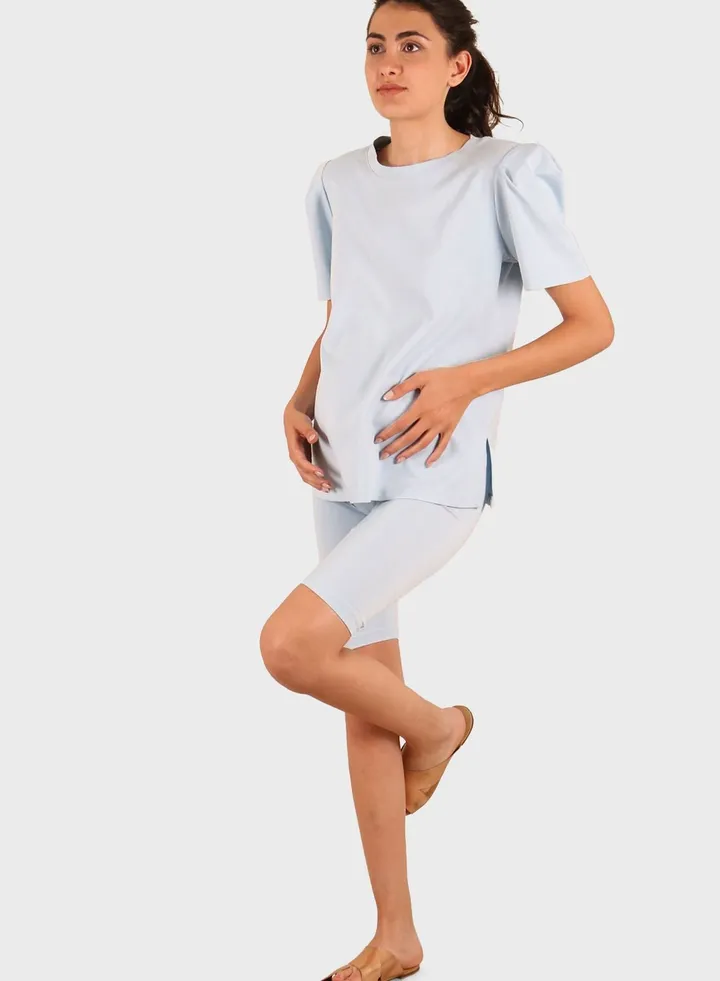 Round Neck T-Shirt & Shorts Set