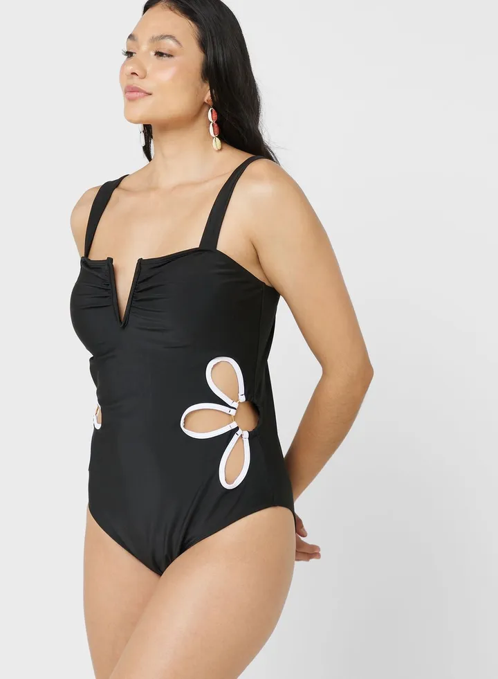 Cutout Detail Swimsuit