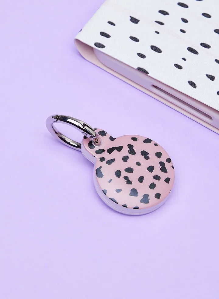 Tan Spots Air Tag Case
