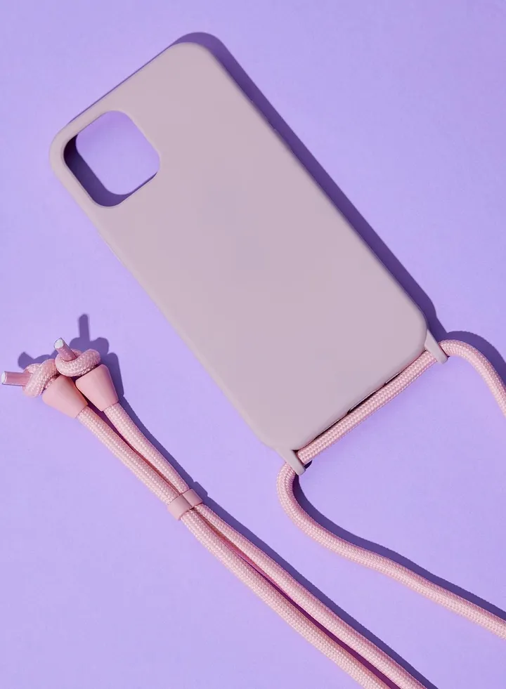 Lanyard Pink Iphone 12 / 12 Pro Case