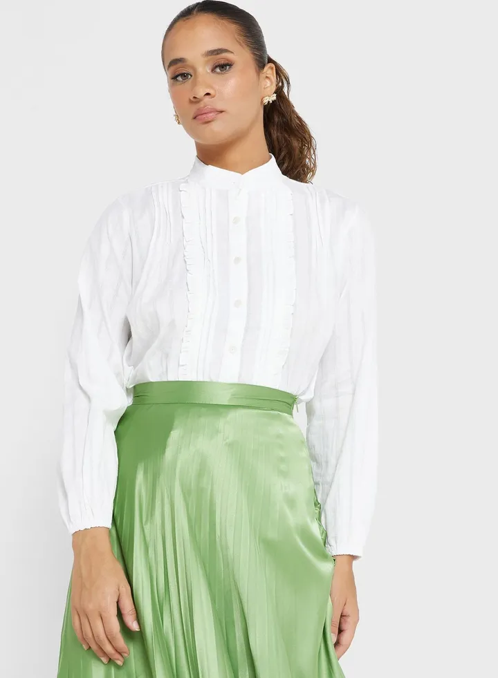 Baby Ruffle Trim Top