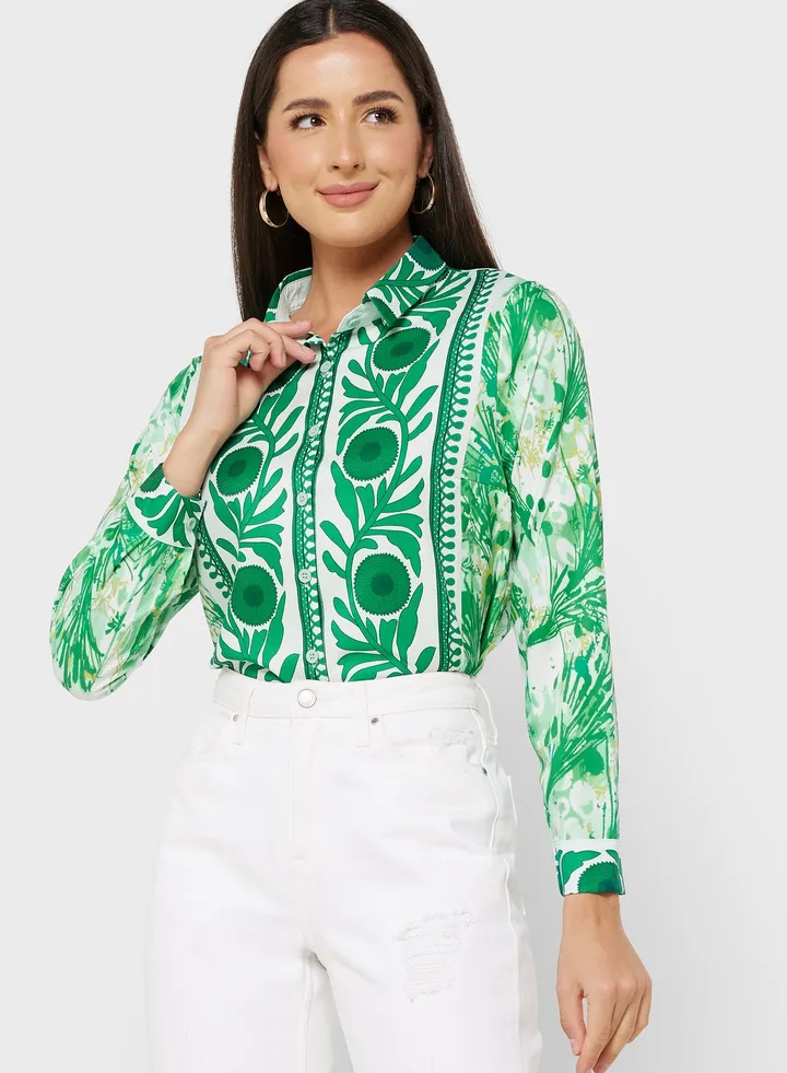 Floral Printed Shirt