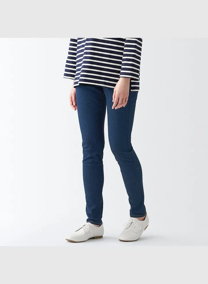 Super Stretch Denim Skinny Pants Inseam , L 75 cm
