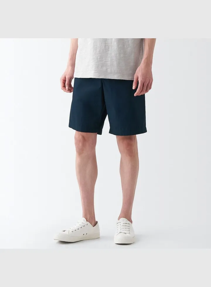 Washed Broad Short Pants