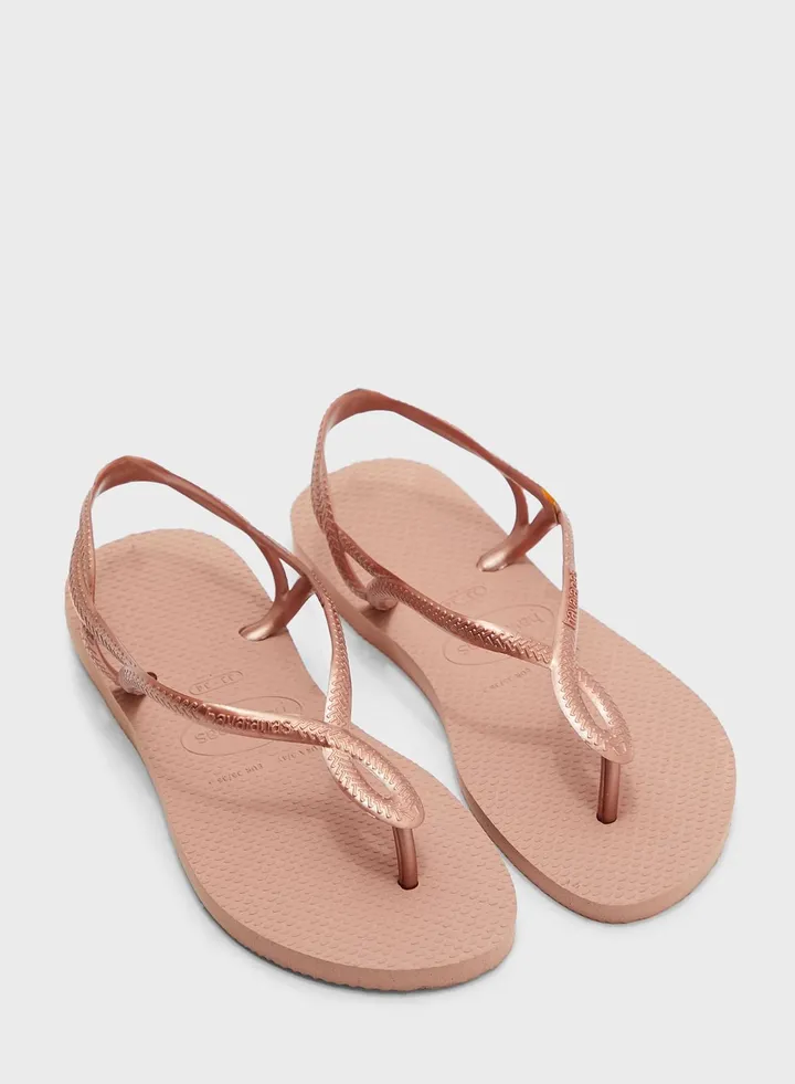 Flat Sandal With Strap