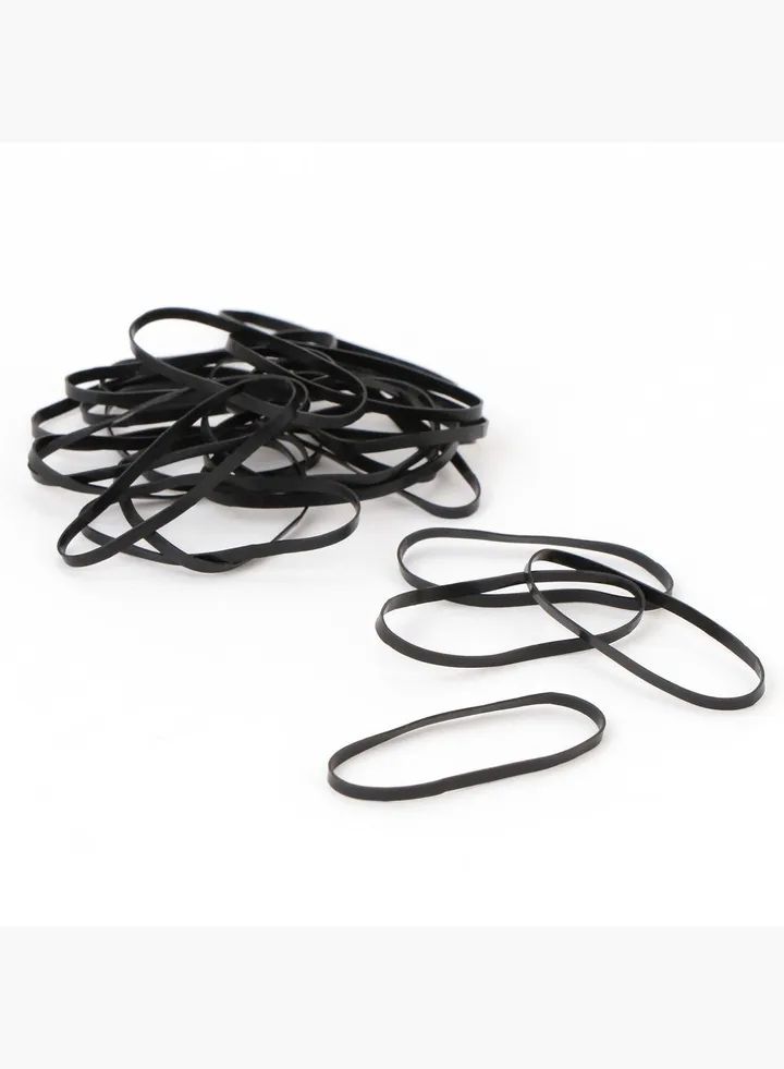 No Snag Hair Bands, 25 Pieces, Black