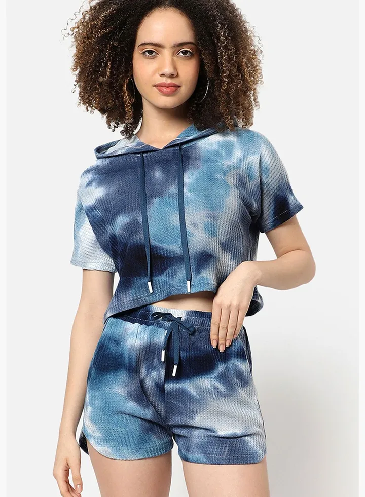Women’s Tie-Dye Co-ords Regular Fit For Casual Wear