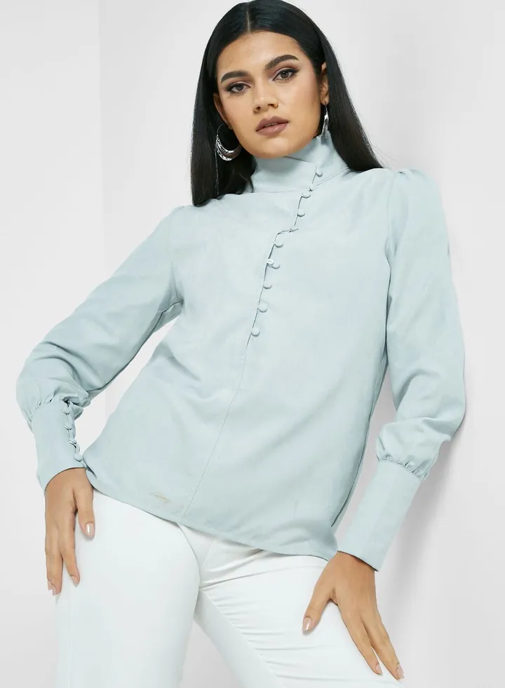 High Neck Shirt