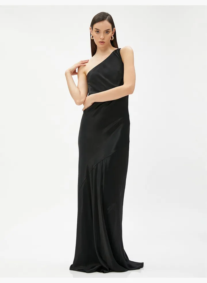 One Shoulder Maxi Mermaid Party Dress
