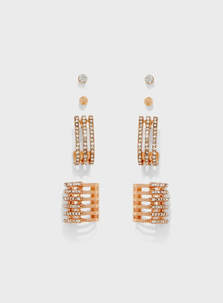 Gustory Drop Earrings Set