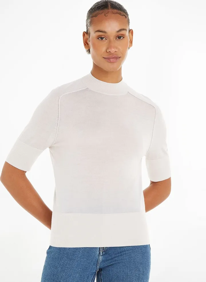High Neck Knitted Sweater