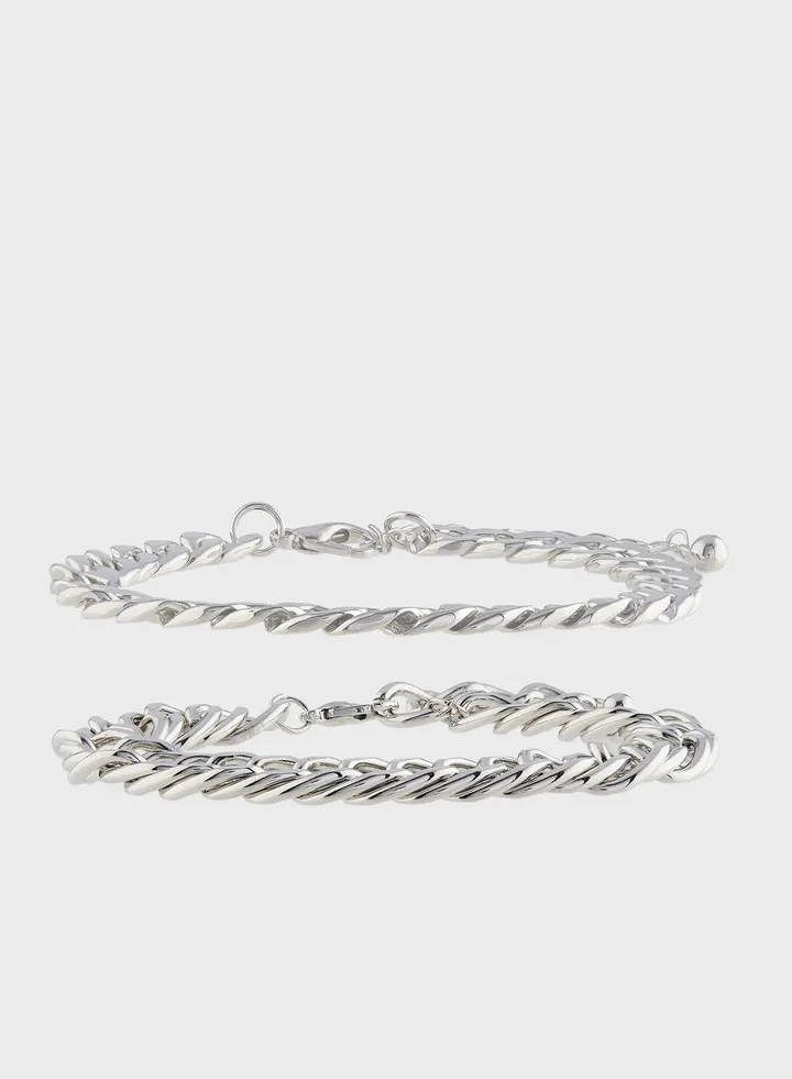 2 Pack Chunky Bracelet