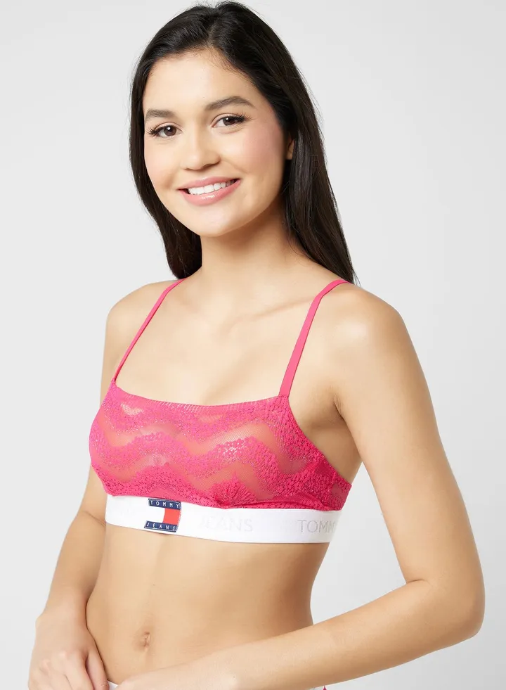 Strappy Logo Band Bra