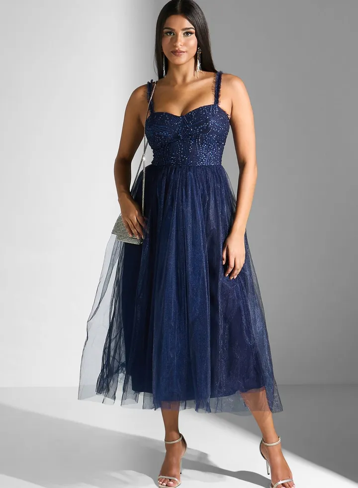 Shimmer Tulle Dress