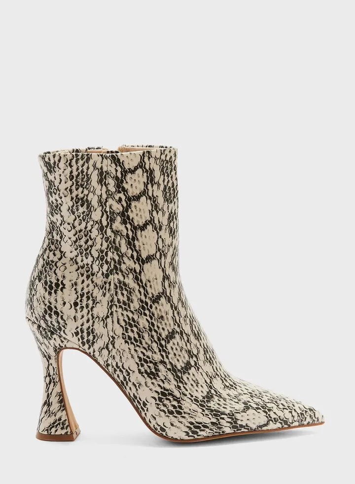Haireri High Heel Ankle Boots