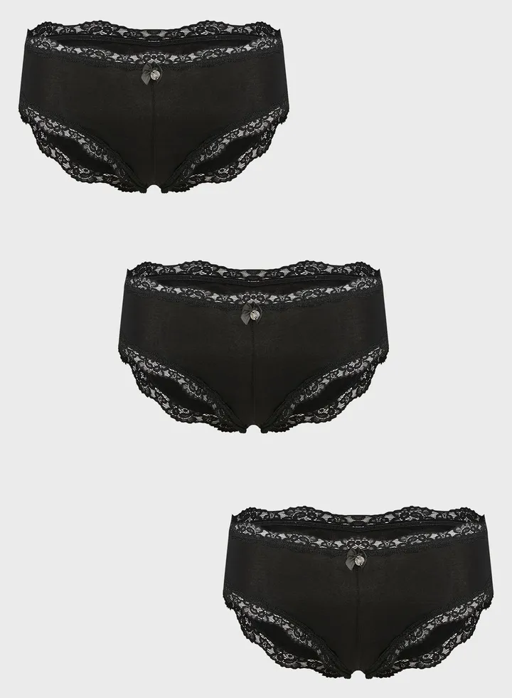 Tatiana 3 Pack Brazilian Briefs