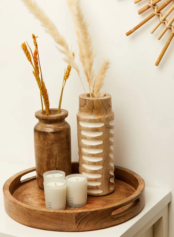 Wooden Round Tray