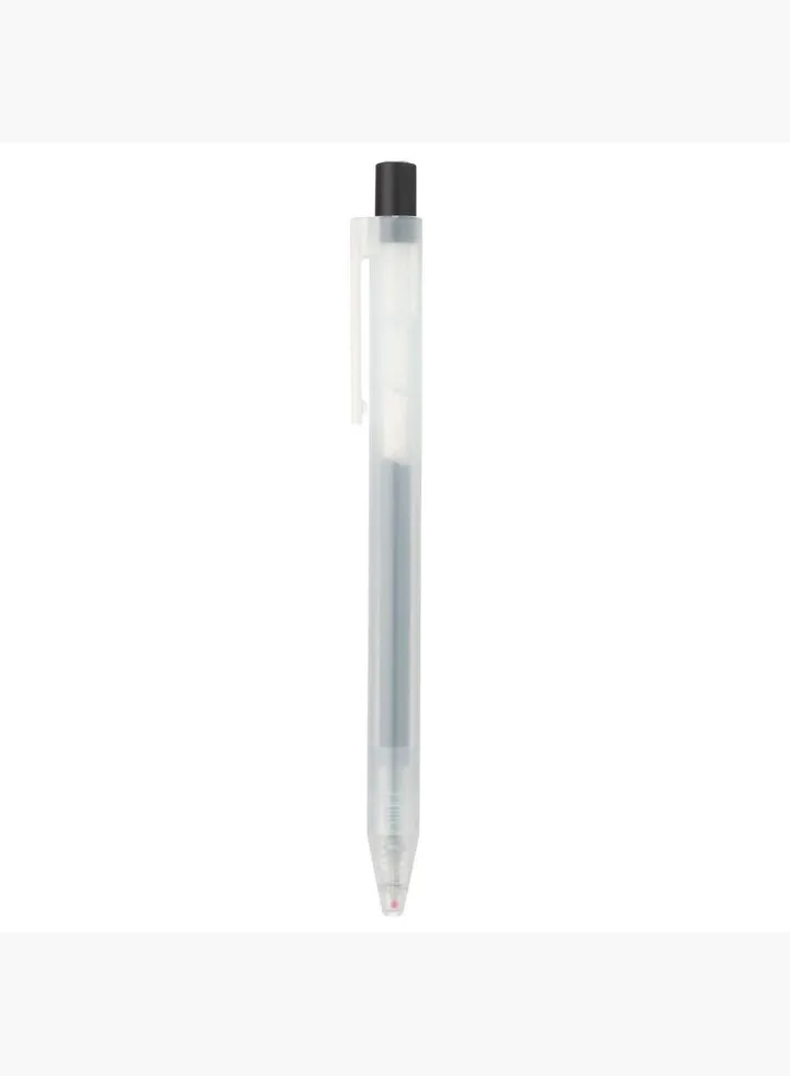 Gel Ink Knock Type Ballpoint Pen, 0.5 mm, Black