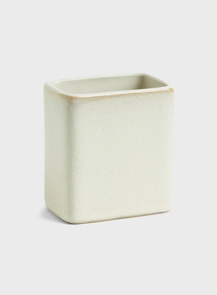 Stoneware Toothbrush Mug