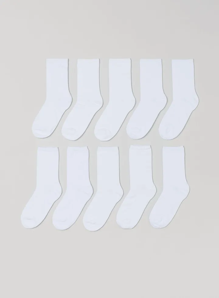 10-Pack High Knee Socks