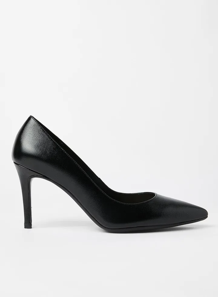 Alysse Leather Pumps Black