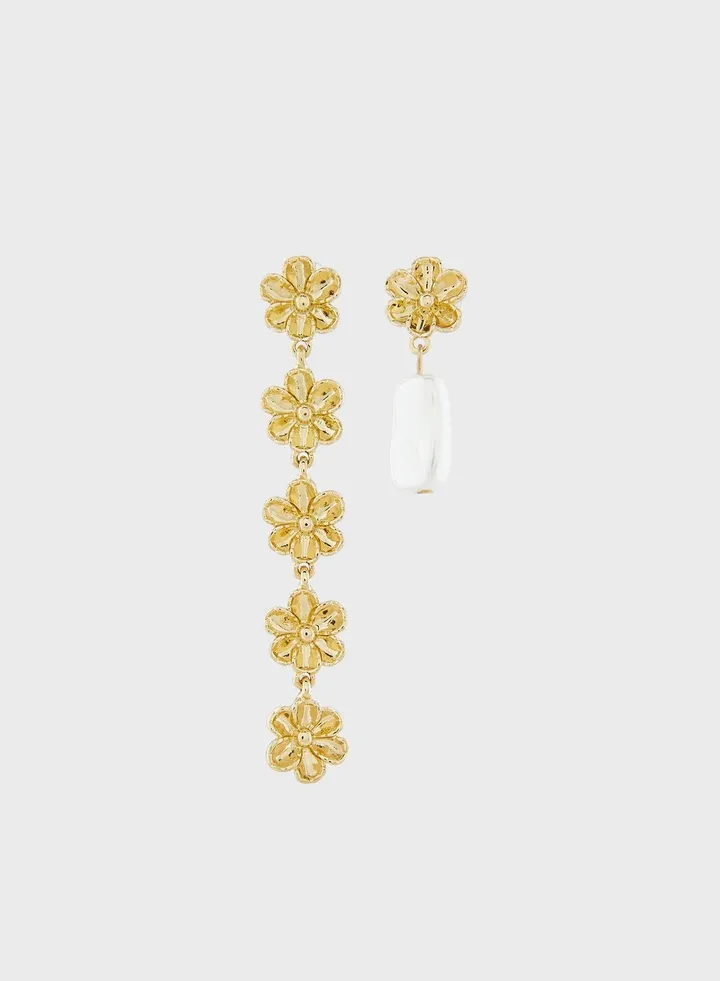 Floral Drop Earrings