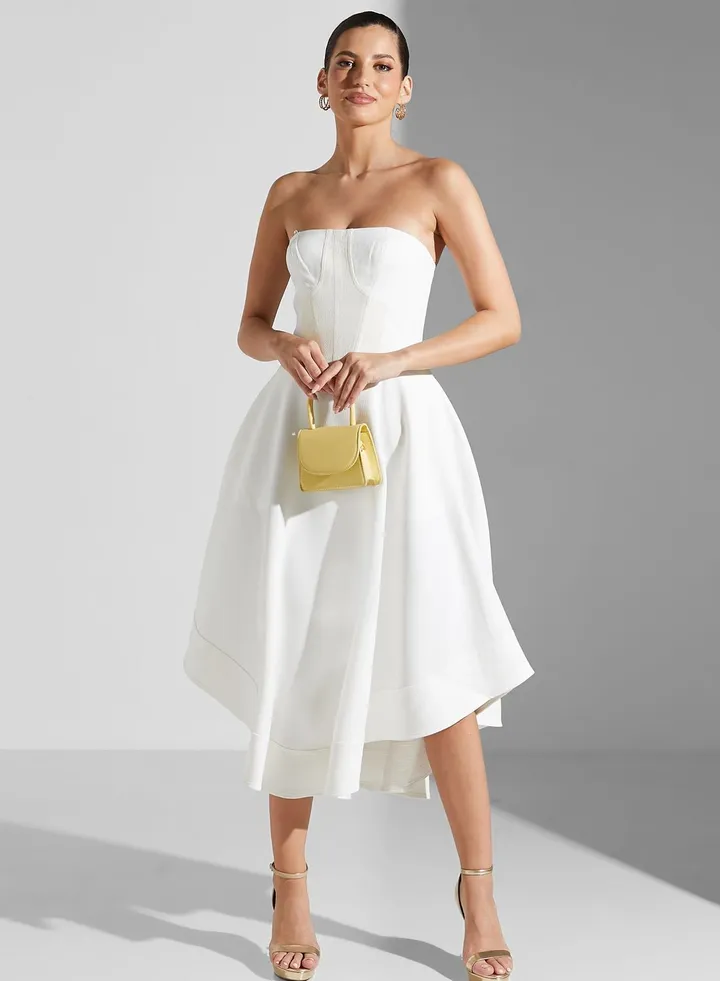 Bardot Tiered Dress