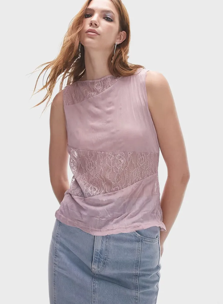 Mesh Detail Top