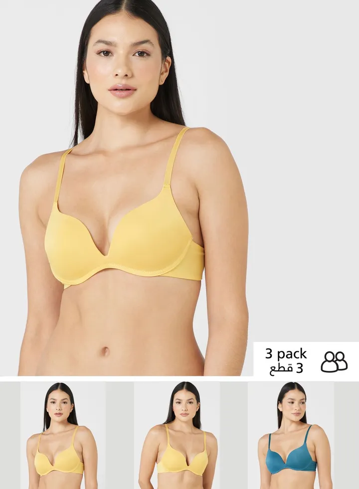 2 Pack Demi Bra