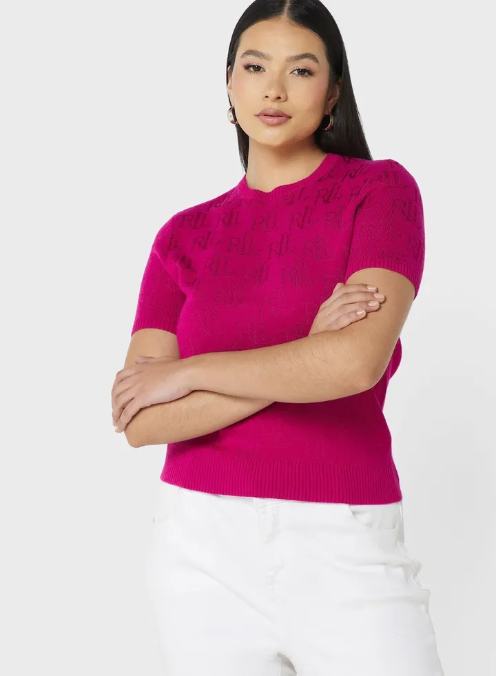 Crew Neck Logo Sweater