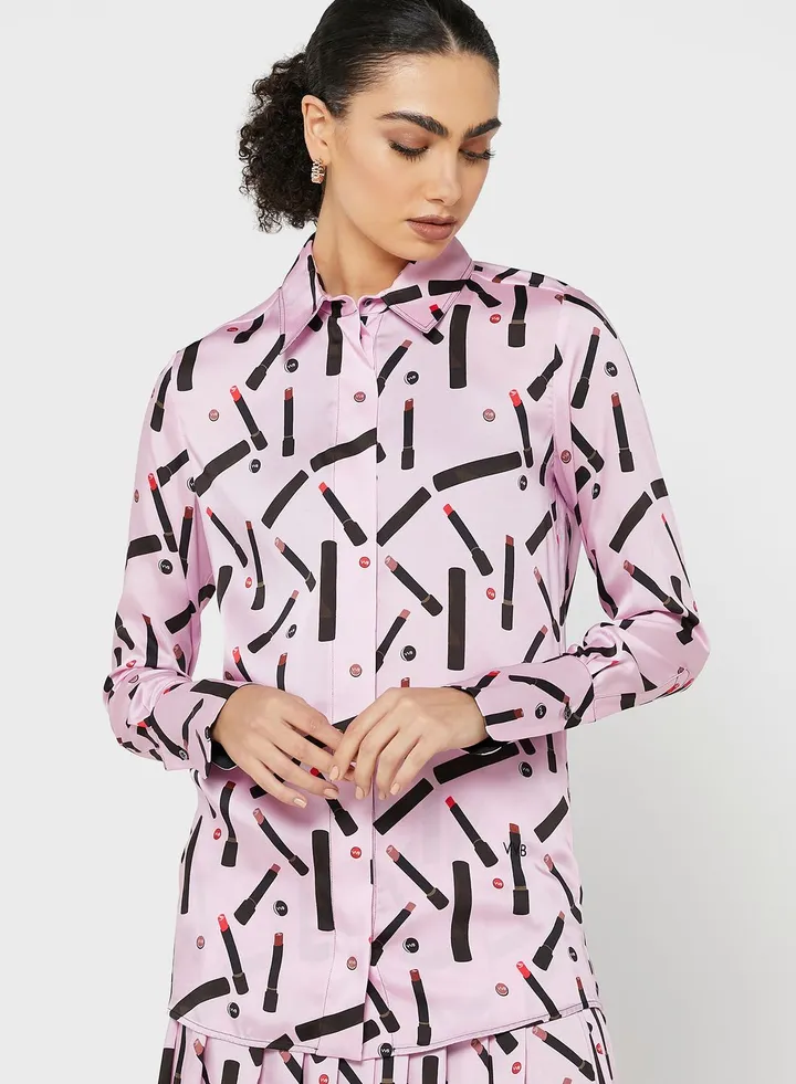 Printed Oversized Shirt