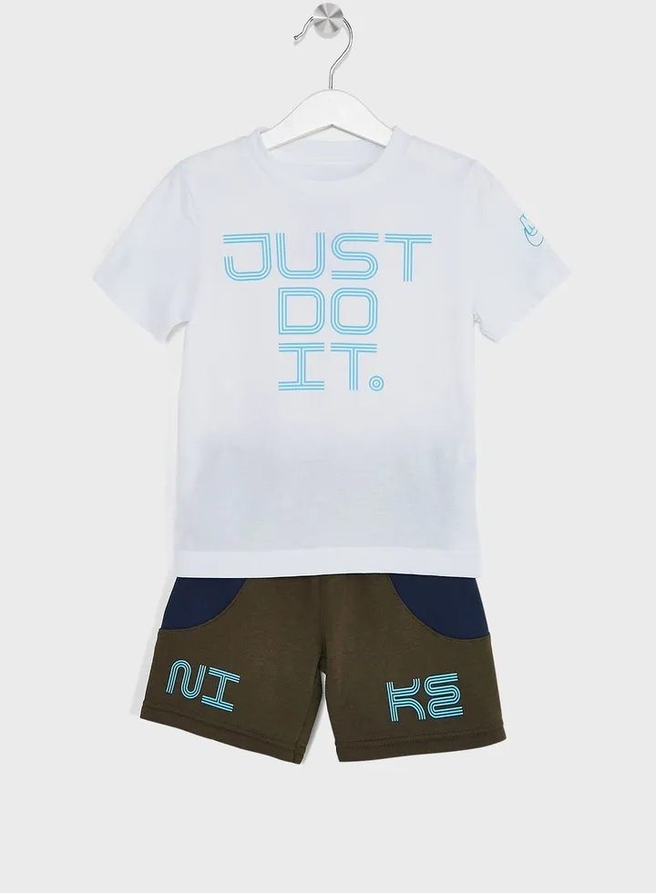 Kids Nkblock Stamp T-Shirt Set