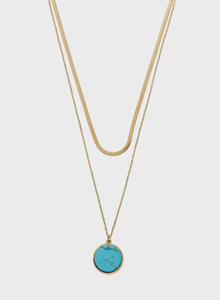 Cassiopeia Tube Pendant Necklace
