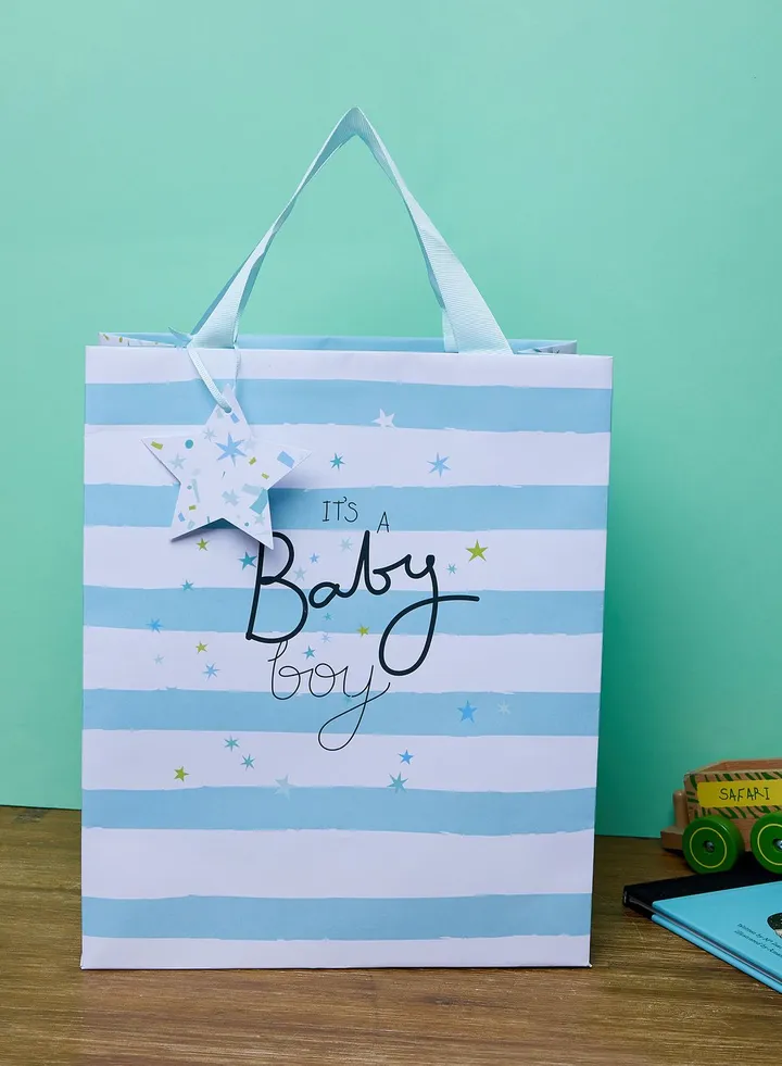 Stripe Boy Portrait Bag