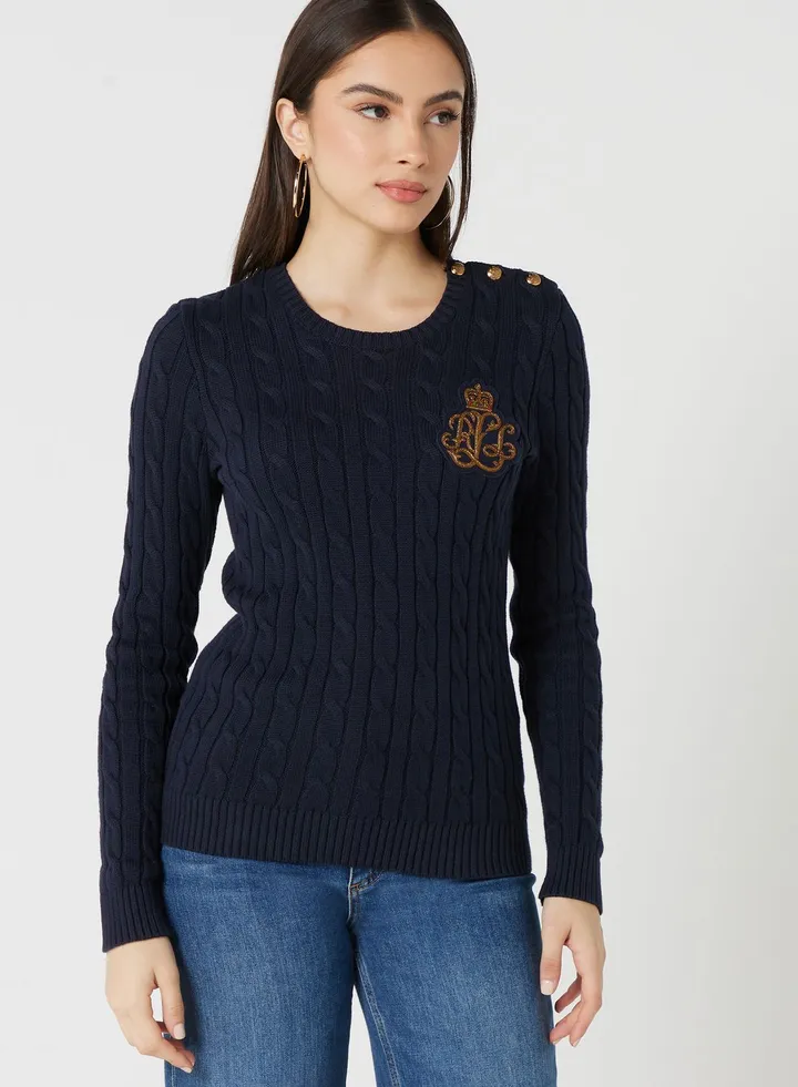 Crew Neck Graphic Sweatshirt