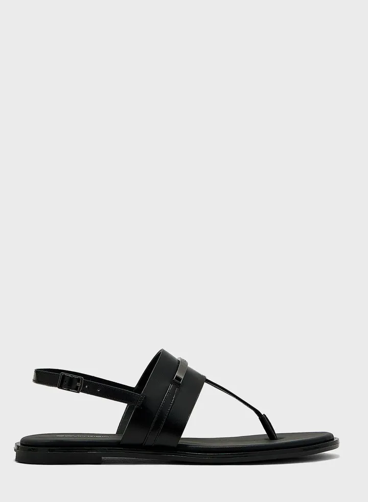 Almond Buckle Sandals