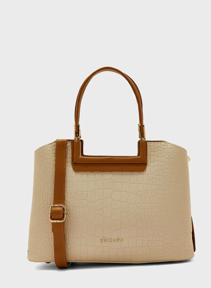 Croc Tote Handbag