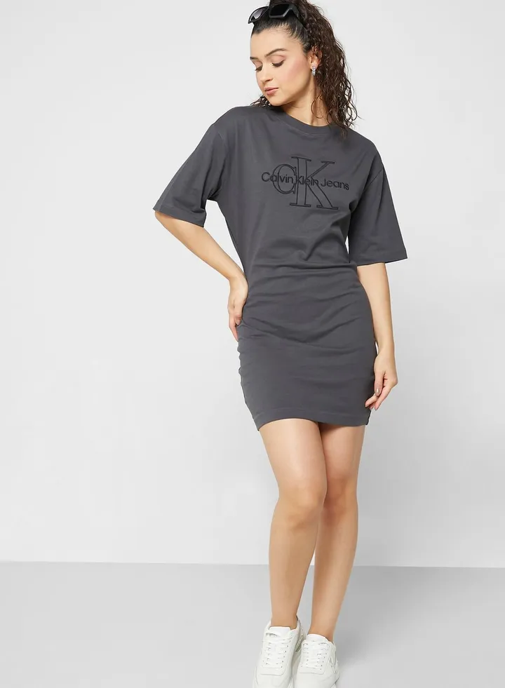 Logo Knitted Dress