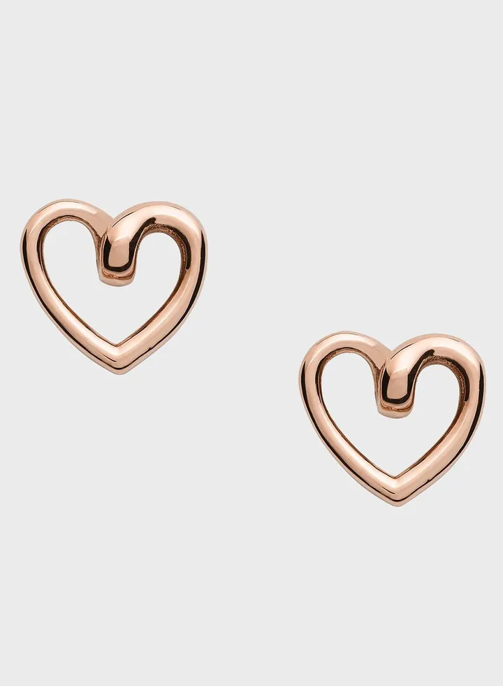 Heart Stud Earrings