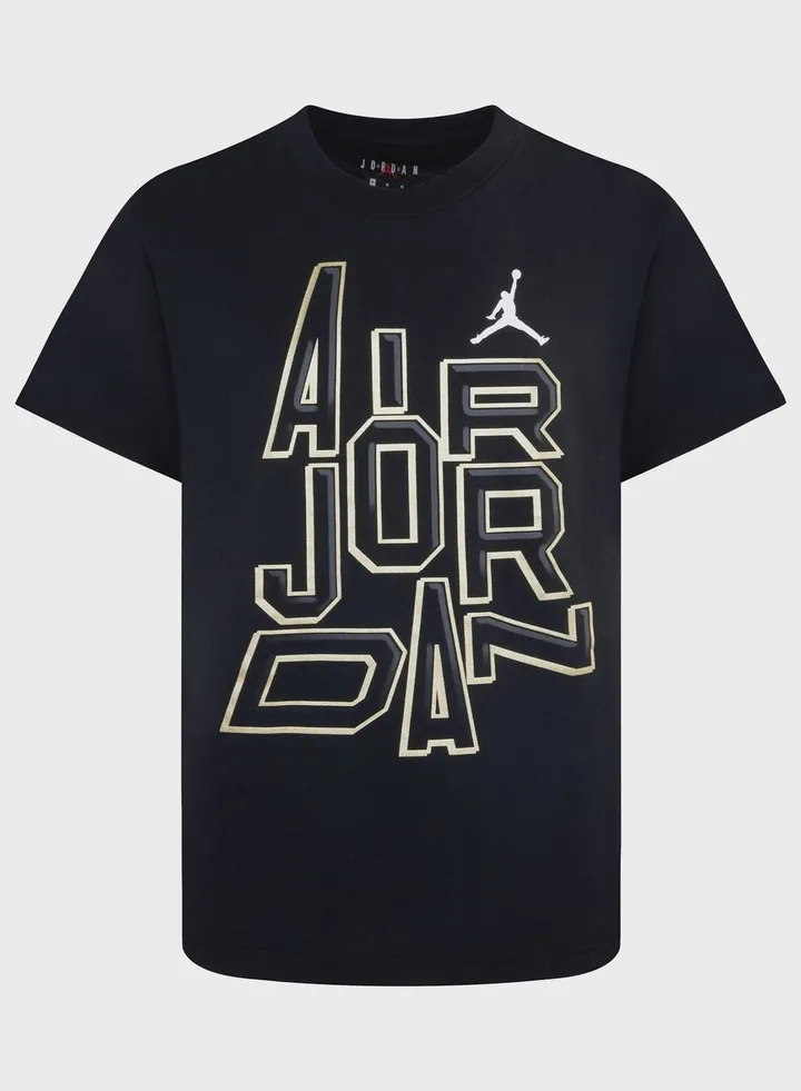 Kids Jordan Gold Line T-Shirt
